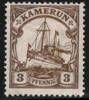 Kamerun Deutsche Post Michel 22 * ungebraucht Kaiseryacht 