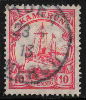 Kamerun Deutsche Post Michel 22 o gestempelt Kaiseryacht 