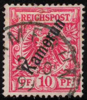 Kamerun Deutsche Post Michel 3 o gestempelt Krone Adler