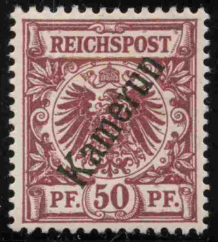 Kamerun Deutsche Post Michel 6 * ungebraucht Krone Adler