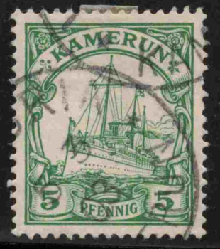 Kamerun Deutsche Post Michel 8 o gestempelt Kaiseryacht 