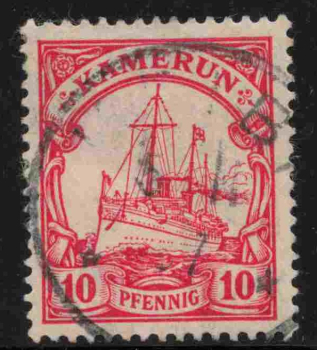 Kamerun Deutsche Post Michel 9 o gestempelt Kaiseryacht 