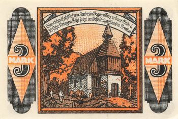 Kandrzin-Pogorzelletz Oberschlesien Notgeldschein Kędzierzyn  1921