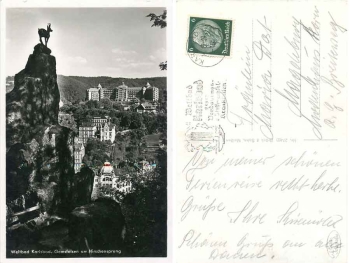 Karlsbad Gemsfelsen am Hirschensprung o 14.8.1939