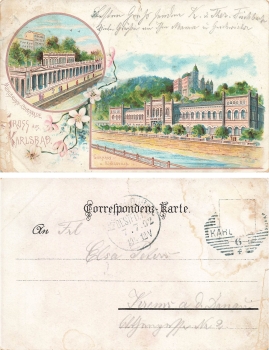 Karlsbad Litho Bohemia o July 7, 1902