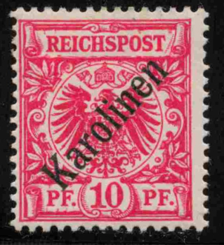 Karolinen Deutsche Post Michel 3 I * ungebraucht Krone Adler 