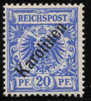 Karolinen Deutsche Post Michel 4 I * ungebraucht Krone Adler