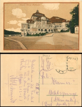 Kassel Königl. Court theater o approx. 1920
