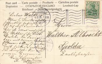 Kassel Schloss Wilhelmshöhe Lunakarte 4038 o 1906
