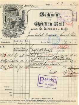 Kassel Seifensodafabrik Christian Reul Briefkopf 1924