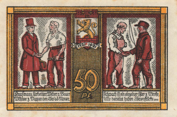 Katscher Oberschlesien Notgeldschein Kietrz 1921