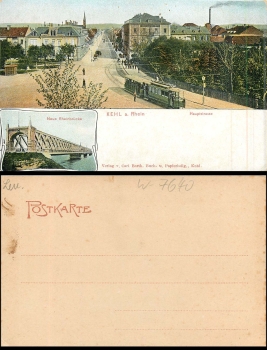 Kehl am Rhein tram * approx. 1900