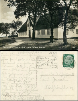 Sylt Keitum Heimat Museum  o 28.7.34