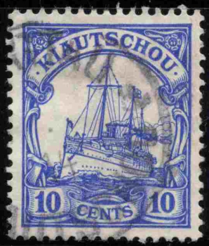 Kiautschou German Post in China Michel No. 31 o (cancelled) Imperial Yacht issue