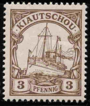 Kiautschou Deutsche Post in China Michel 5 ** postfrisch Kaiseryacht
