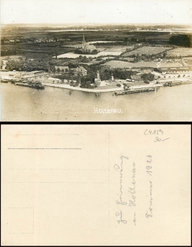 Holenau Echtfoto-AK Luftbild *1926