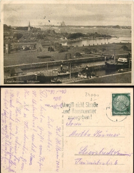 Kiel Holtenau locks on April 22, 1940