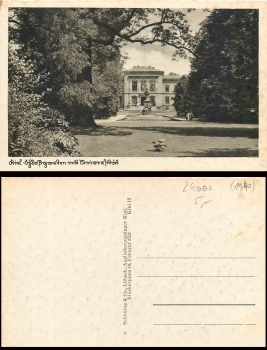 Kiel Castle Garden with University * ca.1930