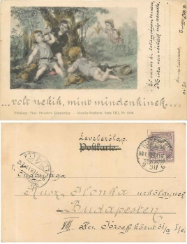 Children hunting artist card 5638 o 11.2.1901