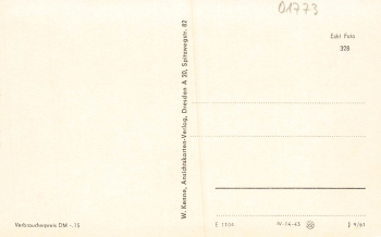 01773 Kipsdorf Erzgebirge Cafe Pietsch * 1961