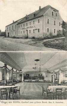 02708 Kittlitz Löbau Gasthof zum grünen Baum o 1913