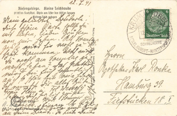 Small Pond Lodge, Giant Mountains, Silesia, Samotnia o 1941