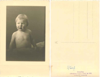 Toddler real photo * ca. 1925
