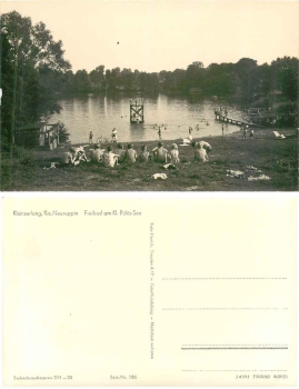16831 Kleinzerlang Freibad am kleinen Pälitz See *1962 Hanich0586