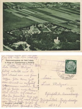 04683 Klinga via Grimma country postmark Parthenstein o 4.9.1939