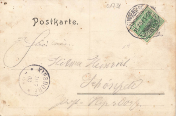 01776 Klingenberg Osterzgebirge Ansichtskarte o 1903