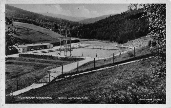 Klingenthal Sachsen Bad im Dürrenbachtal * um 1940