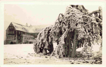 Klingenthal Sachsen Jugendherberge auf dem Aschberg * um 1940