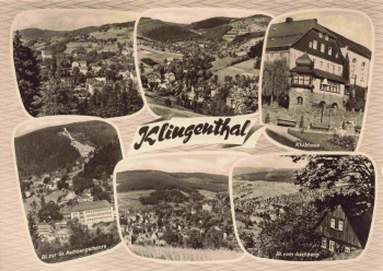Klingenthal Sachsen Mehrbildkarte o 1965