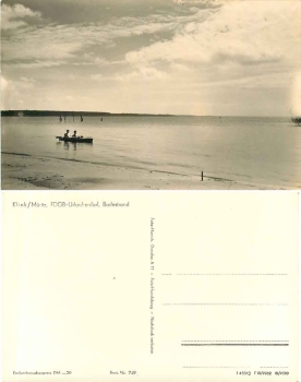 17192 Klink Mueritz FDGB Urlauberdorf Badestrand *1962 Hanich0749