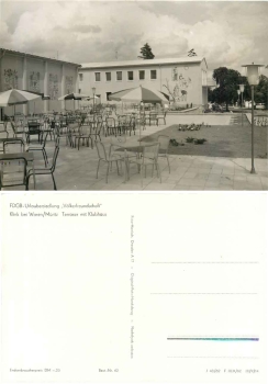17192 Klink Mueritz Urlaubersiedlung Voelkerfreundschaft Terrasse *1962