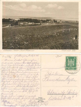 18565 Kloster Hiddensee Blick nach Vitte o 13.8.1924