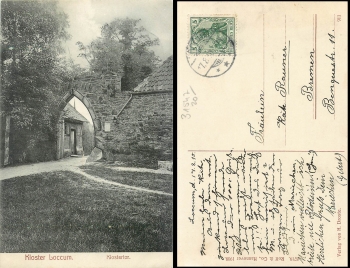 Loccum Monastery Klostertor o August 17, 1910