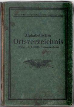 Gazetteer 1938 Central European Railway Association