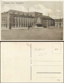 Königsberg Hauptbahnhof *ca. 1920