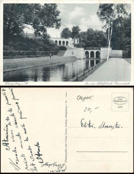 Königsberg Schlossteich Promenade gebr. ca. 1940
