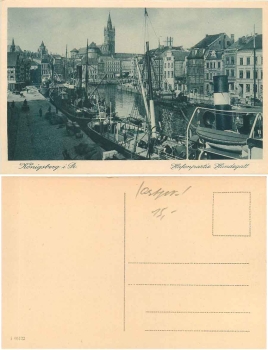 Königsberg Hafenpartie Hundegatt * ca. 1925