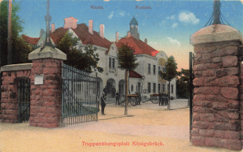 01936 Königsbrück Truppenübungsplatz Wache Postamt o 1917