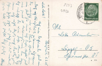 01936 Königsbrück Flüsterallee o 1938