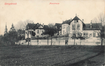 01936 Königsbrück Auenstrasse o 1915