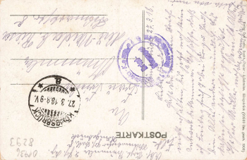 01936 Königsbrück Schlossstrasse Kriegerdenkmal o 1918