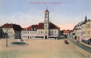 01936 KönigsbrückMarkt und Schlossstrasse * um 1910