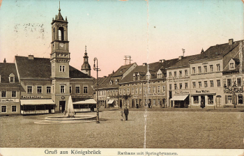 01936 Königsbrück Rathaus o 1925