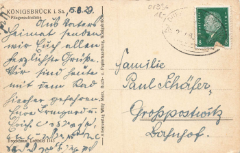 01936 Königsbrück Fliegeraufnahme o 1929