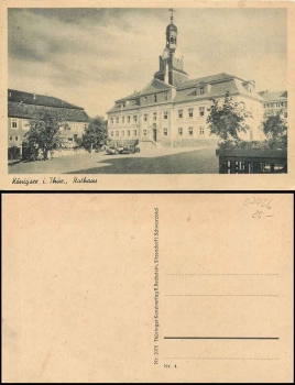 07426 Koenigsee Thuringia Town Hall * ca.1940