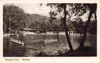 Koenigsee Thuringian Waldsee * 1953